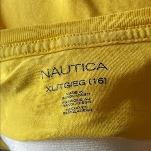 Nautica Bright Yellow Tee